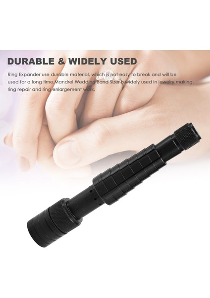 Yüzük Gerdirme Büyütme Genişletme Mandrel Düğün Bandı Ölçer Mücevher Yüzük Ölçme Aracı (Yurt Dışından) indirimleri