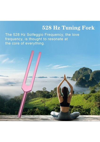 Diyapozon, Çakraları Iyileştirmek, Ses Terapisi, Bedeni, Zihni ve Ruhu Mükemmel Uyum Içinde Tutmak Için 528 Hz Diyapozon, Pembe (Yurt Dışından) indirimleri