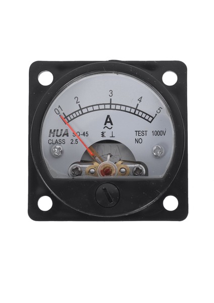 Sınıf 2.5 Doğruluk Ac 0-5A Analog Panel Yuvarlak Metre Ampermetre Metre Siyah (Yurt Dışından) fiyatları