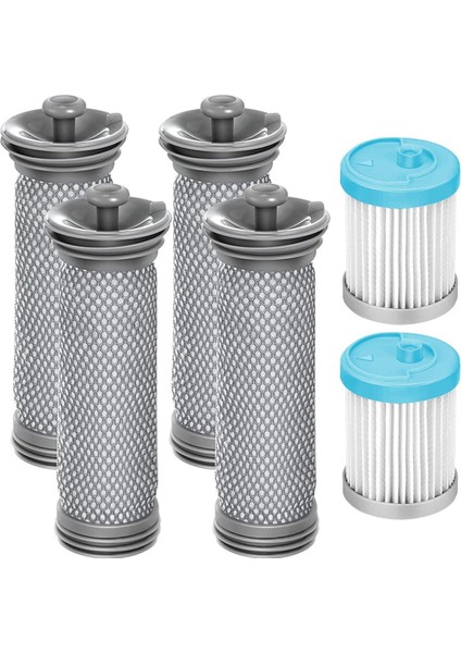 A10/A11, Pure One S11/S12, PWRHERO11 Için Yedek Filtre Kiti - 4 Ön Filtre ve 2 Hepa Filtre Içerir (Yurt Dışından)