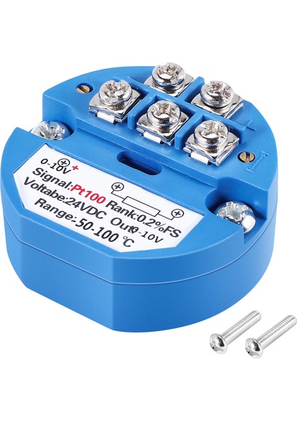 Rtd PT100 Sıcaklık Vericisi DC24V Eksi 50 ~ 100 Derece Çıkış 0-10V (Yurt Dışından) modelleri