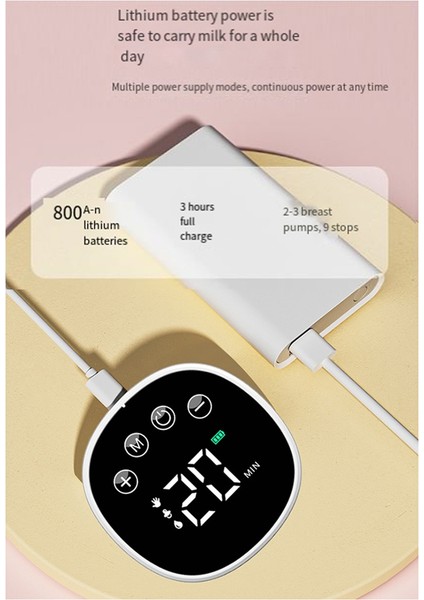 Sessiz Göğüs Pompası Giyilebilir Göğüs Pompası Ağrısız Göğüs Pompası Tam Otomatik Göğüs Pompası Elektrikli Ev Göğüs Pompası Beyaz (Yurt Dışından) fırsatları