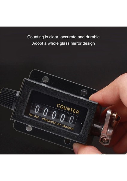 El Sayacı, 5 Haneli Sayı Sayım Tıklayıcısı, Zaman Sayısını Toplamak ve Kaydetmek Için Elde Taşınabilir Mekanik Tıklama Sayacı (Yurt Dışından) indirimleri