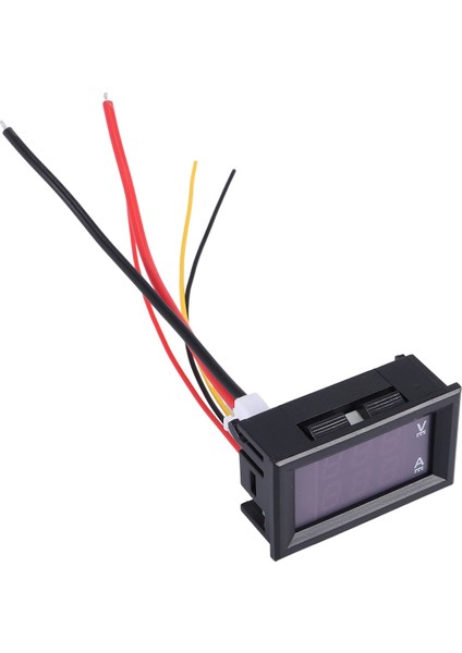 Adet Dijital Voltmetre Ampermetre Dc 100V 10A Mavi Kırmızı LED Akım Gerilim Ölçer Test Cihazı Çift Ekran Paneli Otomobil Için (Yurt Dışından) fiyatları