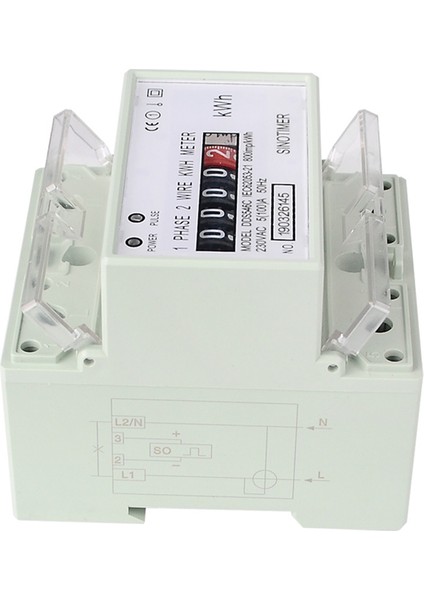 Elektrik Tek Fazlı Iki Kablolu Ac 220V 100A Enerji Ölçer Kwh Sayacı Tüketim Analog Elektrik Wattmetresi (A) (Yurt Dışından) modelleri