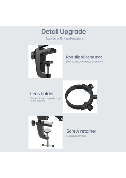 TZ1(35MM) Mikroskop Kol Standı Ayarlanabilir Metal Braket Mikroskop Montajı Dm4 Dm7 Dm9 DM9H LP043 LP050 LP070 LP101 Için (Yurt Dışından) modelleri