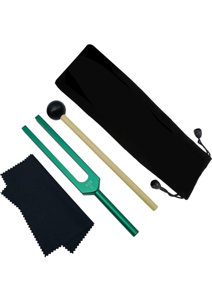 Diyapozon, Çakraları Iyileştirmek, Ses Terapisi, Bedeni, Zihni ve Ruhu Mükemmel Uyum Içinde Tutmak Için 528 Hz Diyapozon, Yeşil (Yurt Dışından)
