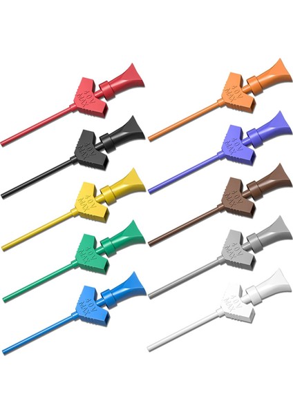 P5003 10 Adet Smd Ic Test Kancası Klipsi Mini Tutucular Jumper Tel Dıy Breadboard Osiloskop Mantık Analizörü (Yurt Dışından)