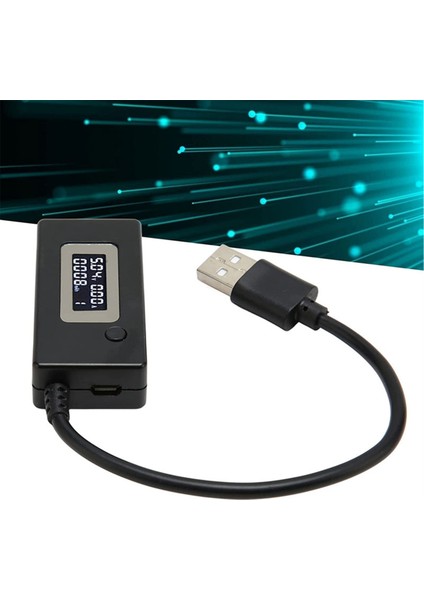 USB Voltaj/amper Güç Ölçer Test Cihazı Multimetre Dijital Multimetre USB 2.0 Çok Işlevli Elektrik Test Cihazı Kapasitesi. (Yurt Dışından) fiyatları
