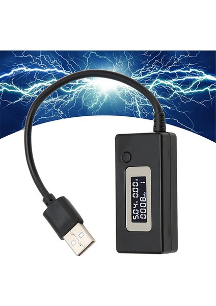 USB Voltaj/amper Güç Ölçer Test Cihazı Multimetre Dijital Multimetre USB 2.0 Çok Işlevli Elektrik Test Cihazı Kapasitesi. (Yurt Dışından) indirimleri