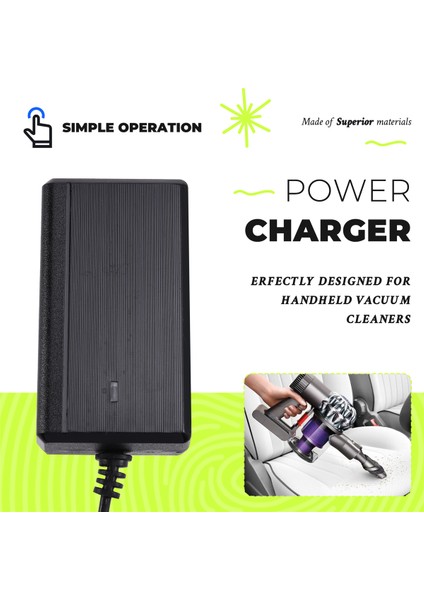 Dyson V6 V7 V8/DC59/62/SV10/11 Güç Şarj Adaptörü Ab Fişi Için (Yurt Dışından) fırsatları