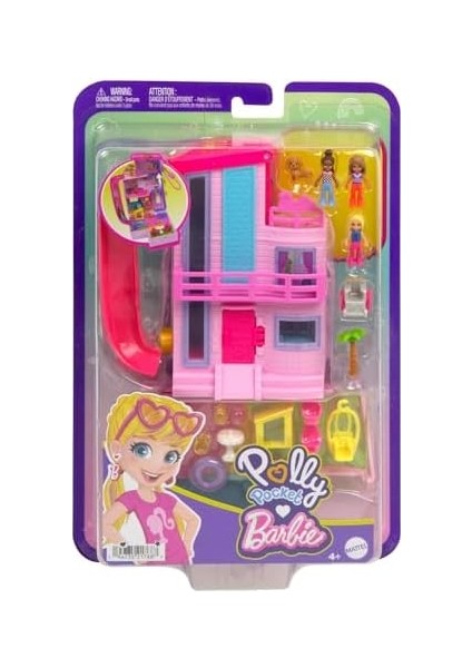 Pocket™ ™ Mini Oyun Seti Polly Pocket Rüya Evi Mini Bebek Evi ve Oyun Seti, 3 Mikro Bebek, 1 Evcil Hayvan Figürü ve 11 Aksesuar HWP11 fiyatları