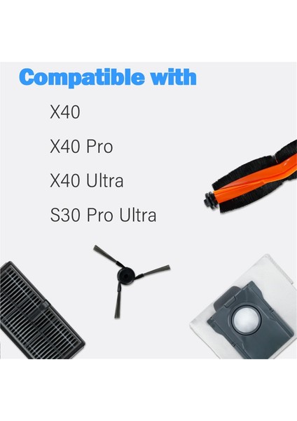 Dreame X40 Ultra / X40 Pro Robot Süpürge Yedek Parça Aksesuarları (Yurt Dışından) fiyatları
