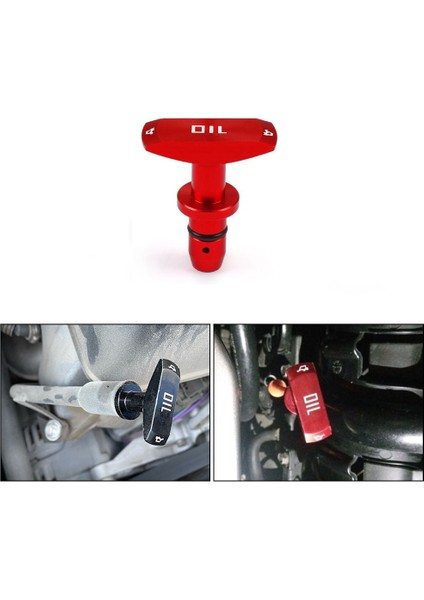 Kırmızı 1999-2011 Billet Yağ Çubuğu Sapı Yağ Kaliperi Ford Mustang Dodge Jeep Gt V8 GT500 Için Yağ Çubuğu (Yurt Dışından) indirimleri