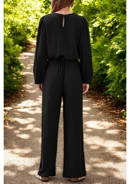 Yazlık Balon Kol Alt Üst Keten Takım modelleri