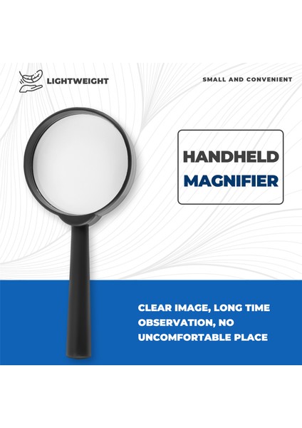 Elde Taşınabilir Siyah Plastik Çerçeve 40 mm Lens 3x Büyüteç Büyüteç (Yurt Dışından) fırsatları