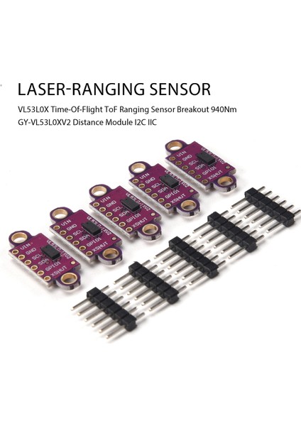 VL53L0X Uçuş Süresi Tof Mesafe Ölçme Sensörü Çıkışı 940NM GY-VL53L0XV2 Mesafe Modülü I2C Iıc (Yurt Dışından) fırsatları