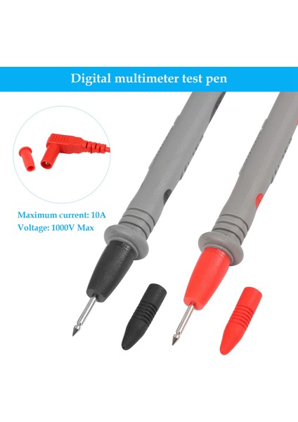 Voltmetre, Ohmmetre, Multimetre, Ampermetre Için 1 Çift Kordon Test Kablosu (Yurt Dışından) fırsatları