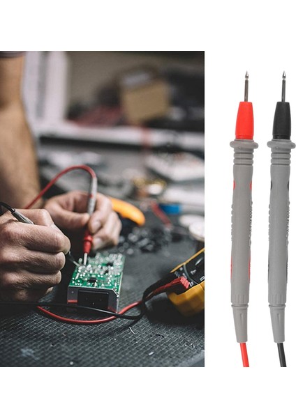 Voltmetre, Ohmmetre, Multimetre, Ampermetre Için 1 Çift Kordon Test Kablosu (Yurt Dışından) indirimleri
