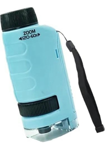 Minilabsters Miniscope Çocuk, Mini Labsters Taşınabilir Mikroskop, Mini Labsters Taşınabilir Mikroskop (Mavi) (Yurt Dışından)