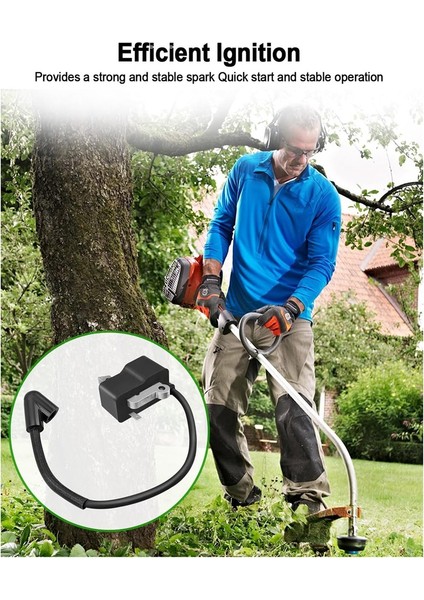Husqvarna 129C, 129L, 129LK, 129RJ, Jonsered BC2228 GT2228 GTS2228 Için Uygun 597383401 579525402 Ateşleme Bobini Modülünü Değiştirin (Yurt Dışından) modelleri
