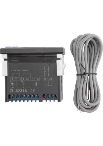 Lılytech ZL-6231A, Kuluçka Makinesi Kontrol Cihazı, Çok Işlevli Zamanlayıcılı Termostat, STC-1000 Veya W1209 + TM618N'YE Eşdeğer (Yurt Dışından)