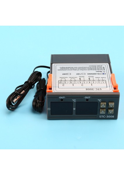 STC-3008 110-220V Çift Dijital Termostat Sıcaklık Kontrol Cihazı Kuluçka Makinesi Termostat Higrometre Nem Alma Cihazı Humidistat (Yurt Dışından) fiyatları