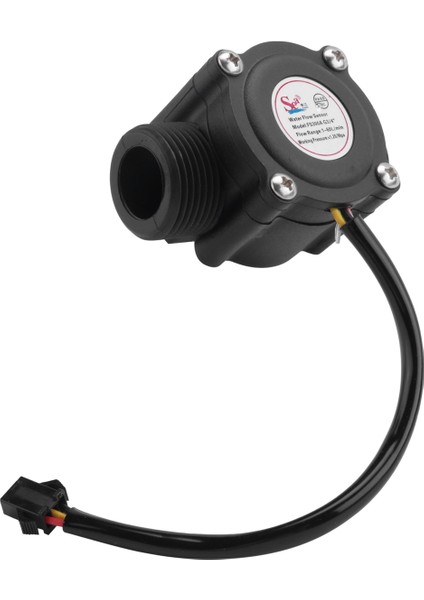 1-60L/DAK Dc 5-24V Hall Etkili Su Akış Sensörü Sayacı Metre FS300A (Yurt Dışından)