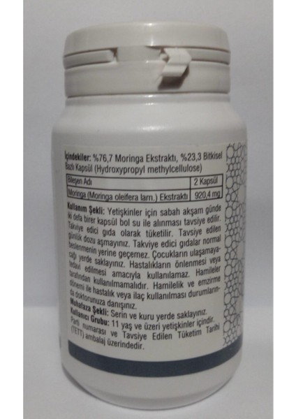 Moringa Gıda Takviyesi modelleri