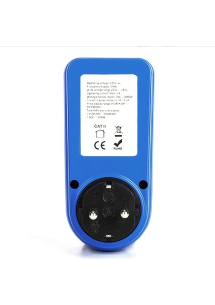 Soket Dijital Akım Ölçer Voltmetre Ac Güç Ölçer Zaman Watt Güç Enerji Test Cihazı Wattmetre - Ab Fişi (Yurt Dışından) fiyatları