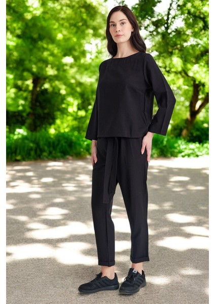 Günlük Beli Kemerli Alt Üst Keten Takım fırsatları