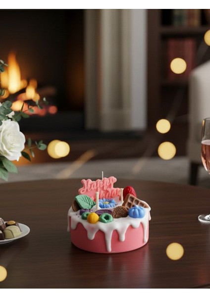 Happy Birhtday Pasta Mum , Doğum Günü Pasta Mum , Doğum Günü Hediyesi , Hediyelik Mum fiyatları