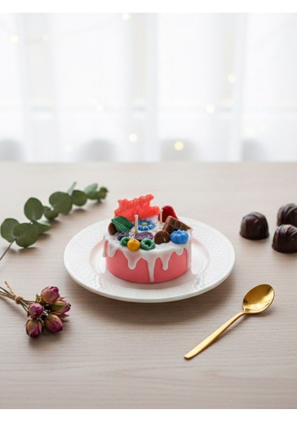 Happy Birhtday Pasta Mum , Doğum Günü Pasta Mum , Doğum Günü Hediyesi , Hediyelik Mum modelleri