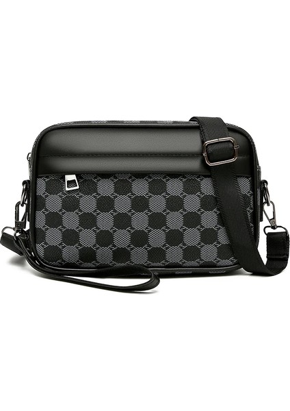 Moda Sıradan Erkekler Küçük Çanta Yüksek Kaliteli Pu Deri Erkekler Messenger Çantası Lüks Tasarım Erkekler Alışveriş Omuz Çantası Telefon Bagcolor: 4/boyut: 23CM x 15CM x 6cm (Yurt Dışından)