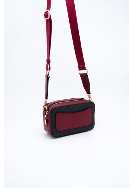 Antrasit - Bordo SP1078 Kadın Çapraz Çanta fırsatları