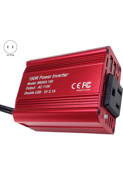 Yeni 150W Araba Inverter 12V Ila 110V Güç Dönüştürücü Booster Booster Otomotiv Invertör Güç Dönüştürücü Boğaz B Abd Fişi (Yurt Dışından) indirimleri