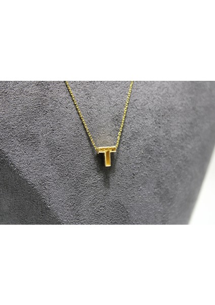 14 Ayar Altın T Harfi Kolye Zinciriyle Beraber indirimleri