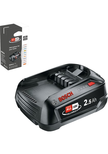 18 V 2,5 Ah Akü (Pba W-B) - 1600A005B0 fiyatları