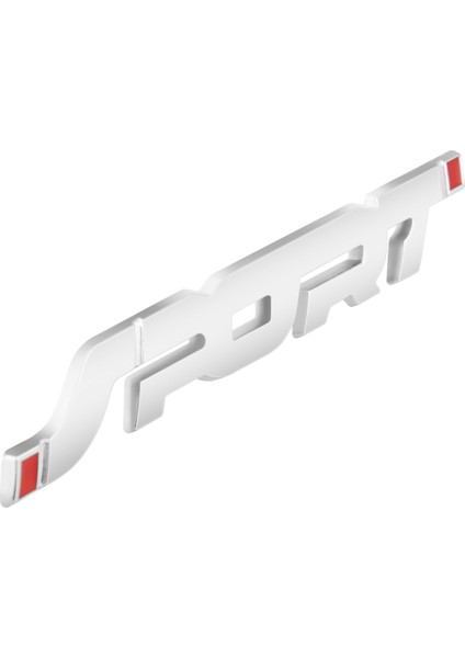 Sport Logo Amblem Araba Gagası Çamurluk Rozeti 3D Sticker Metal Çıkartma Aksesuar Gümüş (Yurt Dışından) fiyatları