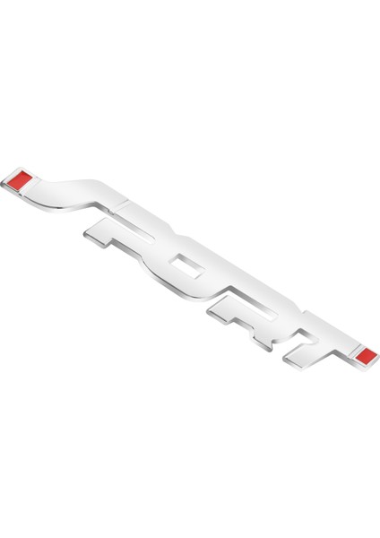 Sport Logo Amblem Araba Gagası Çamurluk Rozeti 3D Sticker Metal Çıkartma Aksesuar Gümüş (Yurt Dışından) modelleri