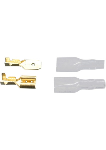 200PCS Dişi Erkek Kürek Kıvrım Terminalleri 22-16 Awg Otomobil Ses Hoparlörü Için Kol Tel Şartı Konnektörü, 6.3mm (Yurt Dışından)