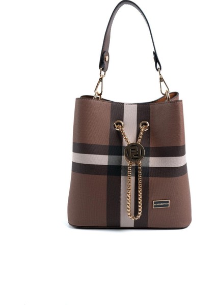 Koyu Kahve SP967 Kadın Çapraz Çanta
