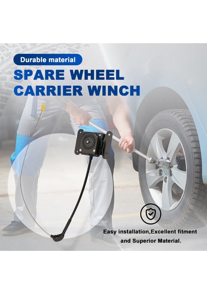 BK21-1K353-AC, 2595938&#39;DE Ford Transit Mk8 ve Özel 2.2 2.0 Fwd Rwd 12 Için Araba Yedek Tekerlek Taşıyıcı Vinç (Yurt Dışından) indirimleri