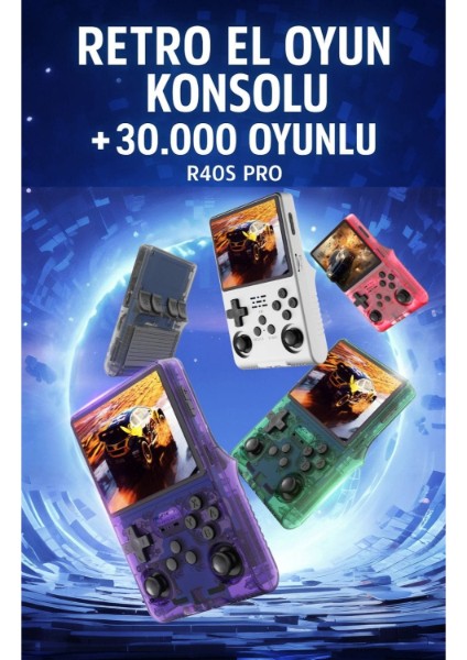 Retro Oyun El Konsolu R40S Pro fiyatları