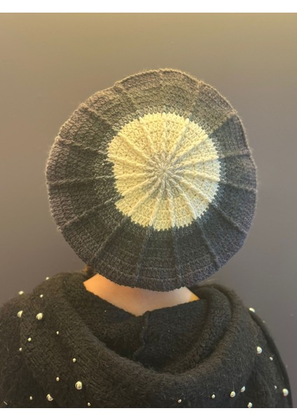 Gri Füme El Örgüsü Fransız Ressam Bere fırsatları