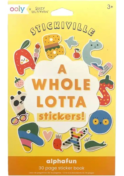 Stickiville Çıkartma Kitabı - A Whole Lotta Stickers! Alpha Fun 120-216