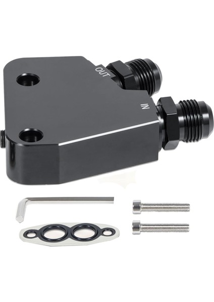 Gm Ls Ls1 Ls2 Ls3 Ls6 Ls7 Ls9 2005-2019 Corvettes C5, C6, C7 Alüminyum Adaptör Bloğu Için Motor Yağı Soğutucu Adaptör Kiti (Yurt Dışından) indirimleri