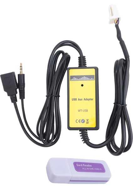 6 + 6pin Araba Radyosu Dijital USB Mp3 Arayüzü CD Değiştirici Adaptörü Toyota Lexus Corolla Serisi Için Girişte 3.5 mm Aux ile (Yurt Dışından) fiyatları