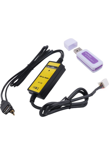 6 + 6pin Araba Radyosu Dijital USB Mp3 Arayüzü CD Değiştirici Adaptörü Toyota Lexus Corolla Serisi Için Girişte 3.5 mm Aux ile (Yurt Dışından) indirimleri