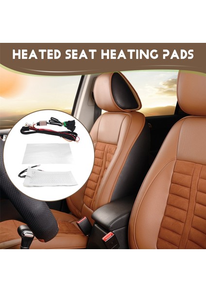 4pcs Araba Koltuğu Isıtıcı 12V Isıtmalı Koltuk Isıtma Pedleri 2 Kadranla 5 Seviye Anahtar Toyota Prado Corolla Rav4 Reiz Yaris (Yurt Dışından) fırsatları